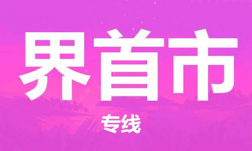 武汉到界首市物流专线-定日发车的服务-武汉至界首市专线